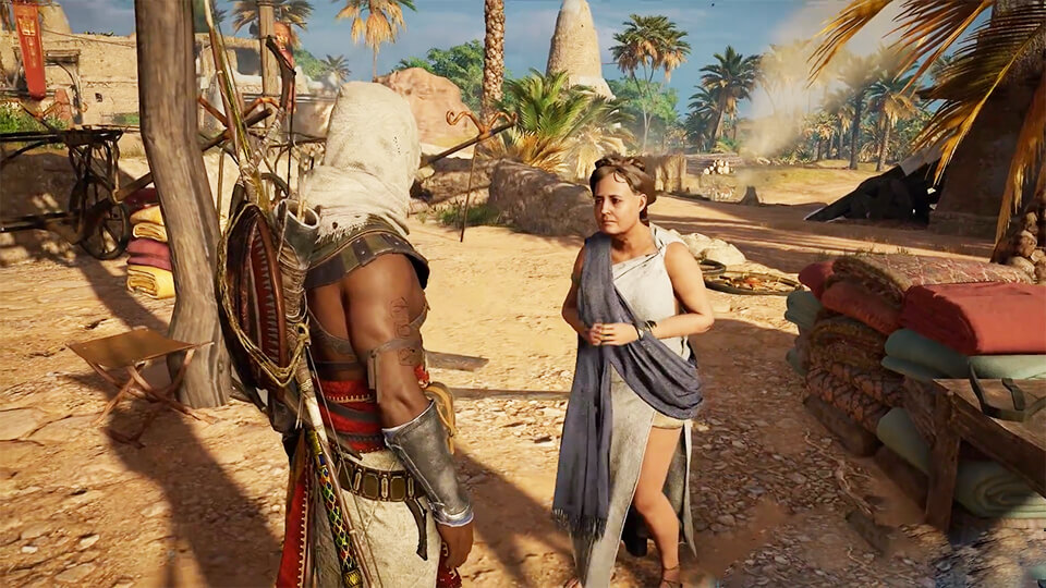 Кто озвучивал байека на русском assassins creed origins